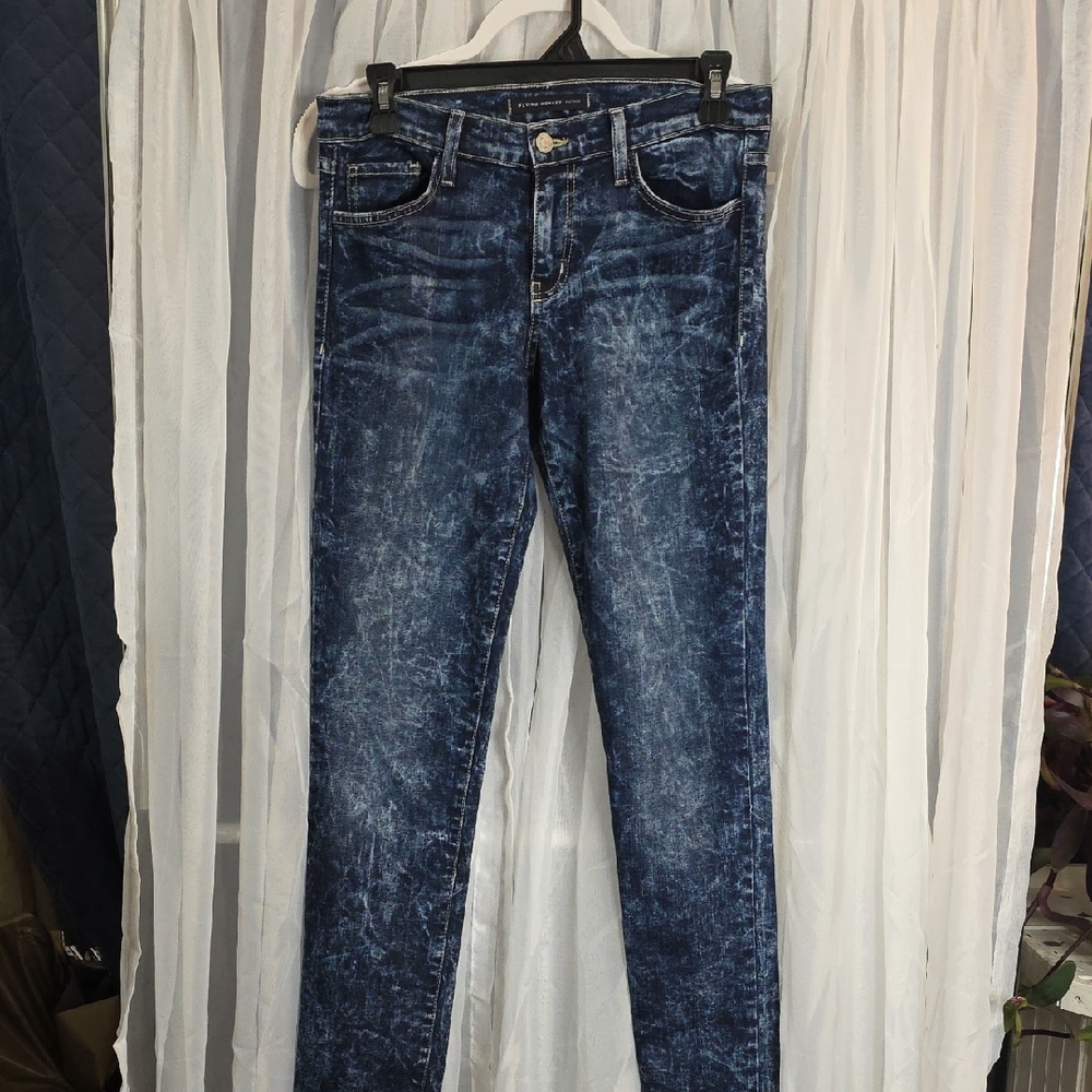 #135 Flying Monkey Women's Faded Blue Skinny Jeans